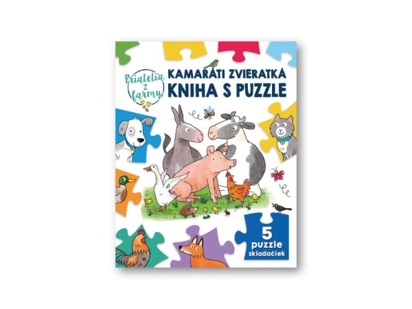 Kamaráti zvieratká kniha s puzzle Priatelia z farmy heureka